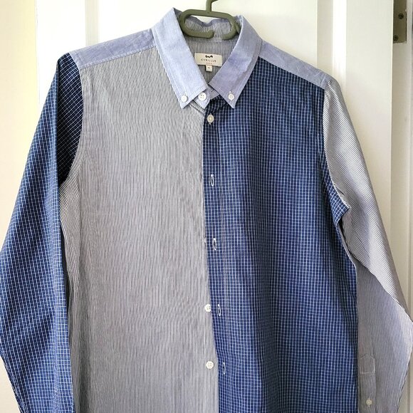 CYRILLUS Paris Boys Gingham Check and Stripe Shirts - Picture 1 of 9